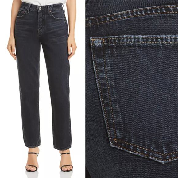 GRLFRND | Helena Straight Leg Jeans in Santi Dark Wash 30 - Picture 1 of 13